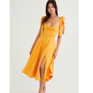 House of CB Alicia Dress Tangerine
